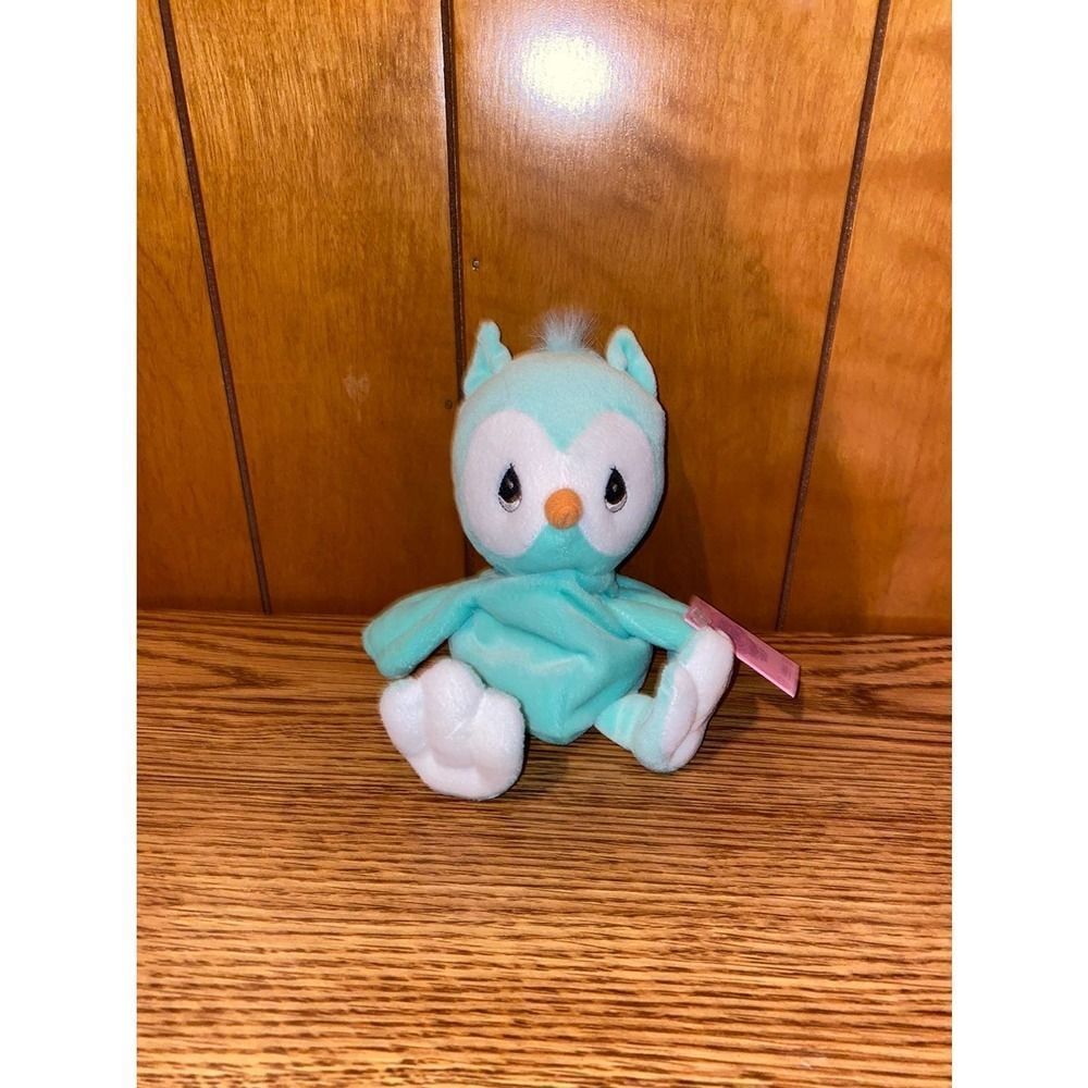 Precious moments green owl nwt